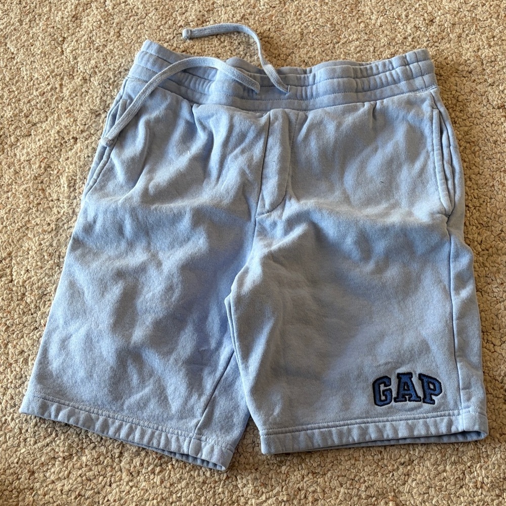 GAP Men's Sky Blue Athletic Shorts